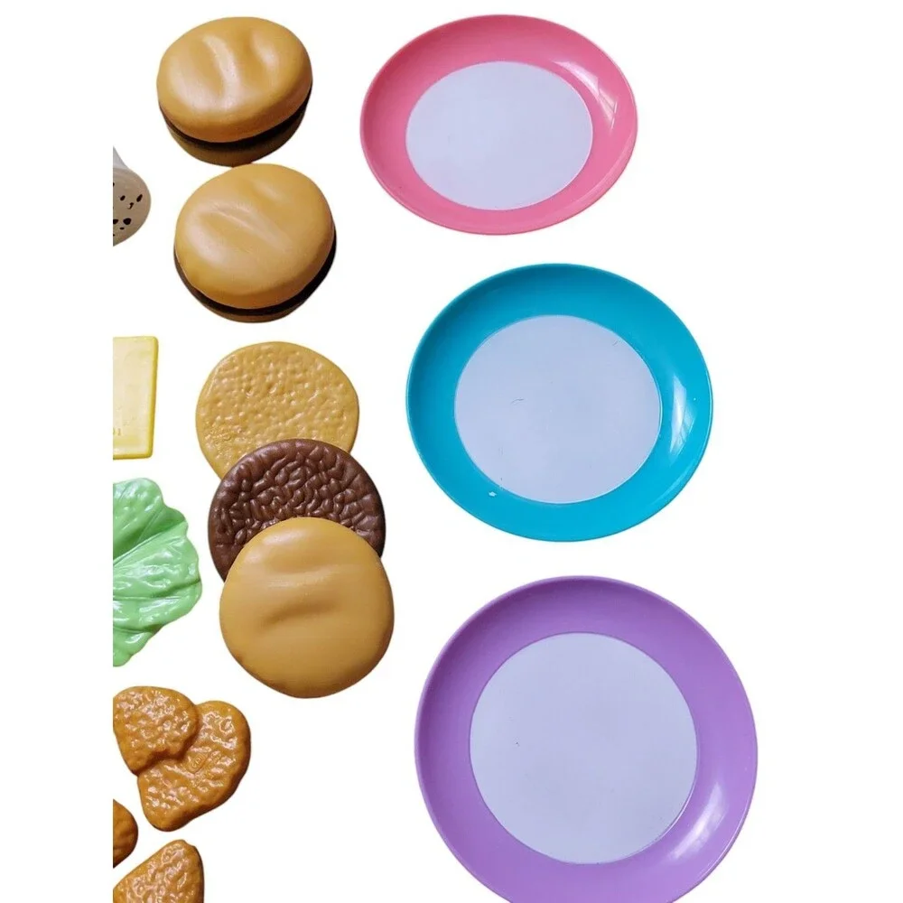 Lot of Play Food For Childs Kitchen Mostly McDonald's CDI